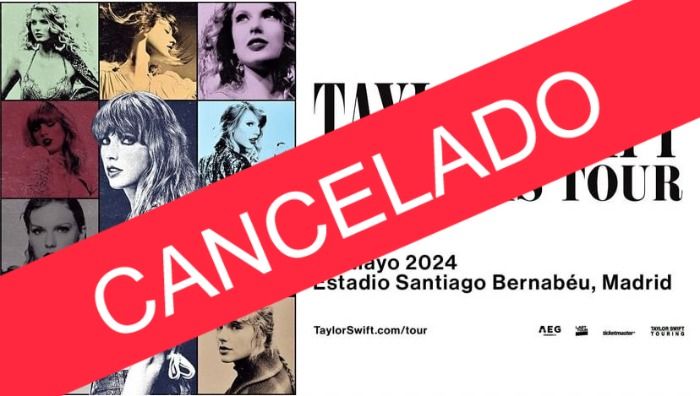 Taylor Swift cancela su gira por España debido a problemas entre la organización del Santiago Bernabeu y el equipo de la cantante americana.